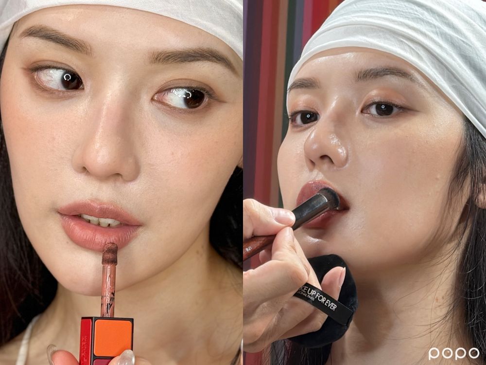 霧感裸唇趨勢回歸！MAKE UP FOR EVER全新「特霧水唇釉＋多功能彩妝筆」，兩重點打造同色系氛圍妝！-5