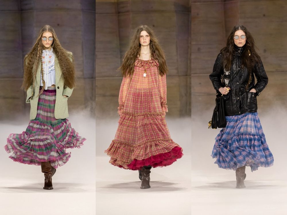 MEOVV Anna「超越AI神顏」震撼時裝週！Chloé大秀「白皙漫畫腿」一出場就閃瞎全場！-6