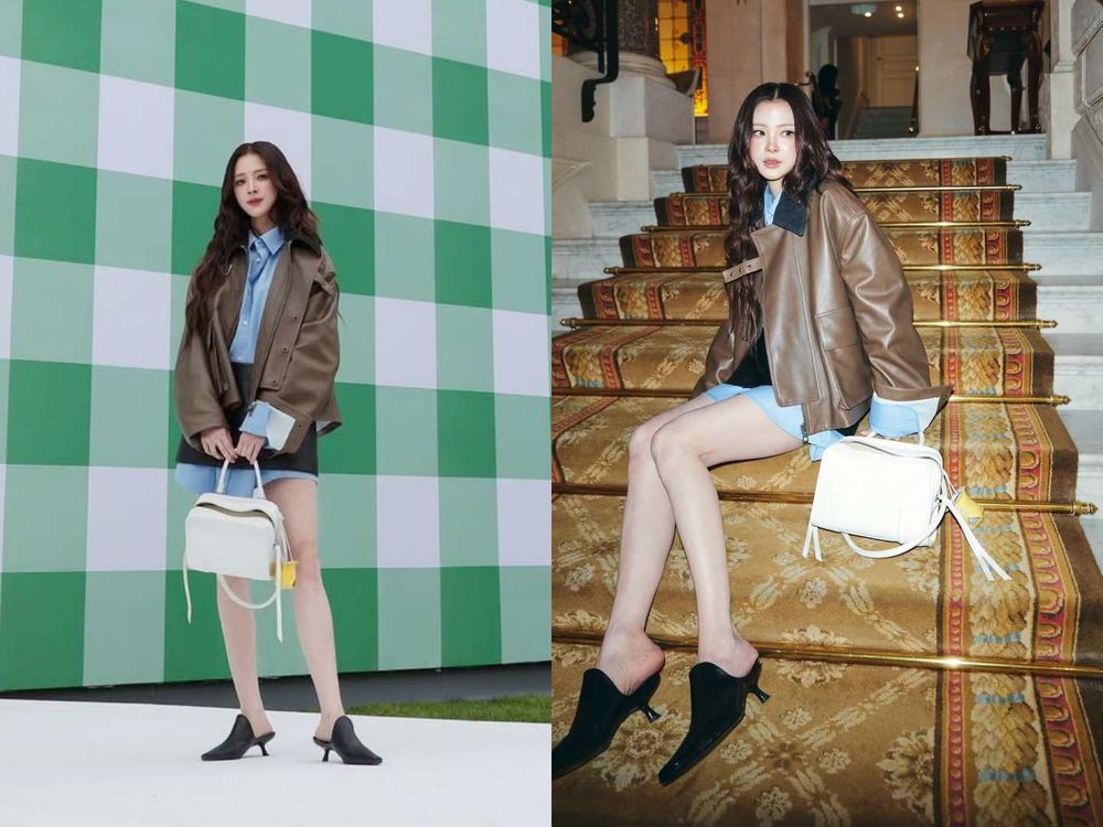 LOEWE大秀前排嘉賓超狂！宋江退伍後首秀、aespa Giselle「小煙燻造型」獲好評、根本女王降臨！-6