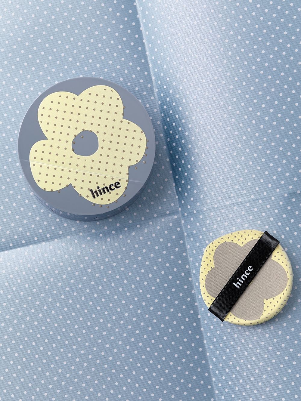 風靡韓國少女系春妝！hince人氣彩妝換上奶油黃＋復古花朵外殼，「冰透唇釉、水光棒」溫柔新色登場，氣墊粉餅限量包裝太萌！-10