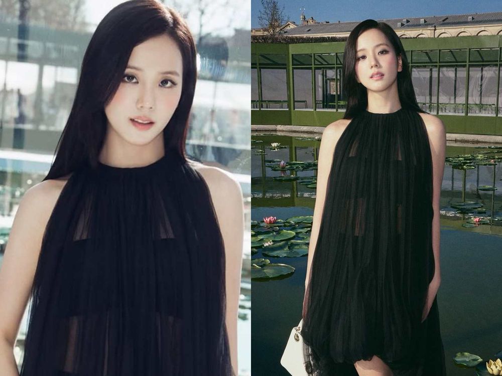 直擊2026巴黎時裝週！Jisoo秀場妝容美到像開濾鏡，Dior「仙女光澤底妝＋玻璃珠玫瑰唇」同款彩妝清單全公開！-5