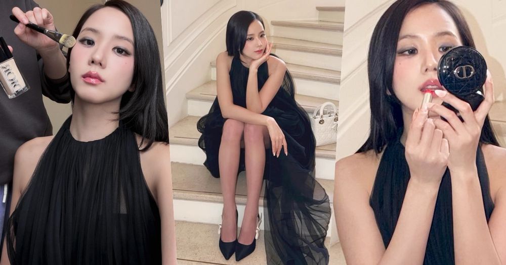 直擊2026巴黎時裝週！Jisoo秀場妝容美到像開濾鏡，Dior「仙女光澤底妝＋玻璃珠玫瑰唇」同款彩妝清單全公開！-1