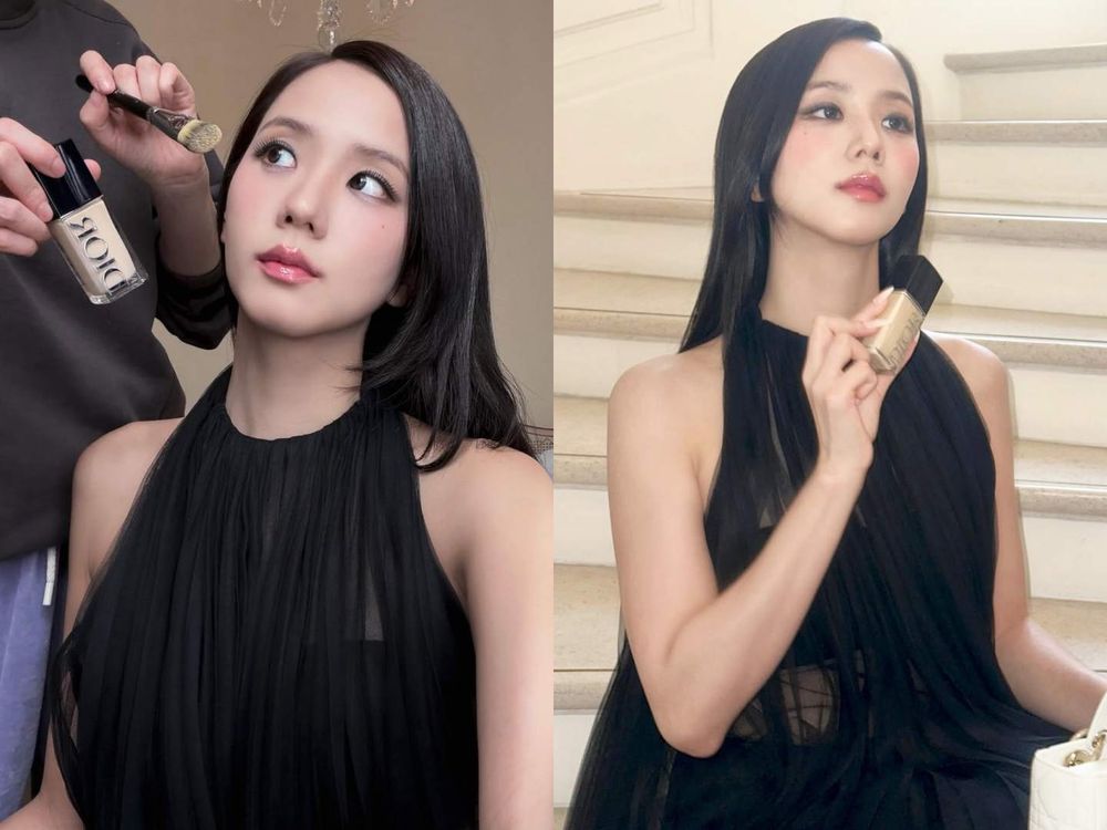 直擊2026巴黎時裝週！Jisoo秀場妝容美到像開濾鏡，Dior「仙女光澤底妝＋玻璃珠玫瑰唇」同款彩妝清單全公開！-2