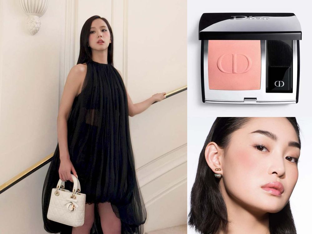 直擊2026巴黎時裝週！Jisoo秀場妝容美到像開濾鏡，Dior「仙女光澤底妝＋玻璃珠玫瑰唇」同款彩妝清單全公開！-12