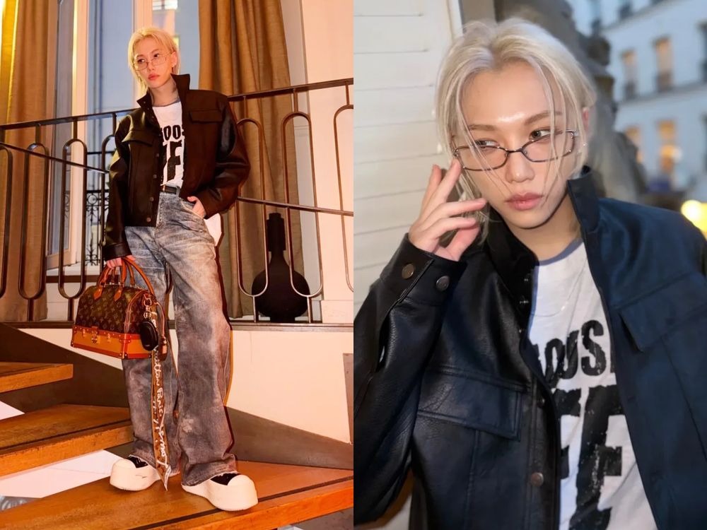 LV王子Felix又到巴黎出巡了！李龍馥「連換三套穿搭」全身廣告版位穿好穿滿、難怪品牌狂寵！-6