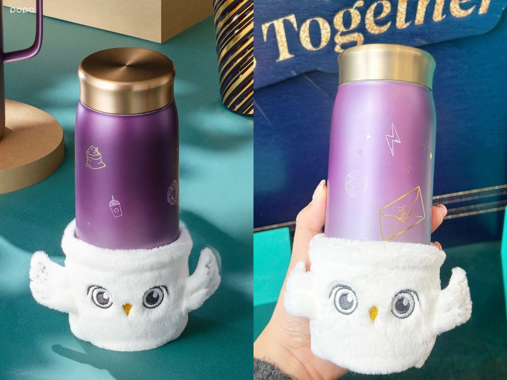 星巴克跟《哈利波特》聯名了！「葛來分多小熊鑰匙圈、金探子冷水杯、四學院溫變馬克杯」全都想要！-13