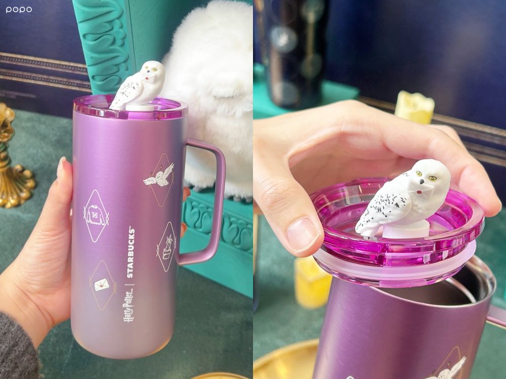 星巴克跟《哈利波特》聯名了！「葛來分多小熊鑰匙圈、金探子冷水杯、四學院溫變馬克杯」全都想要！-8