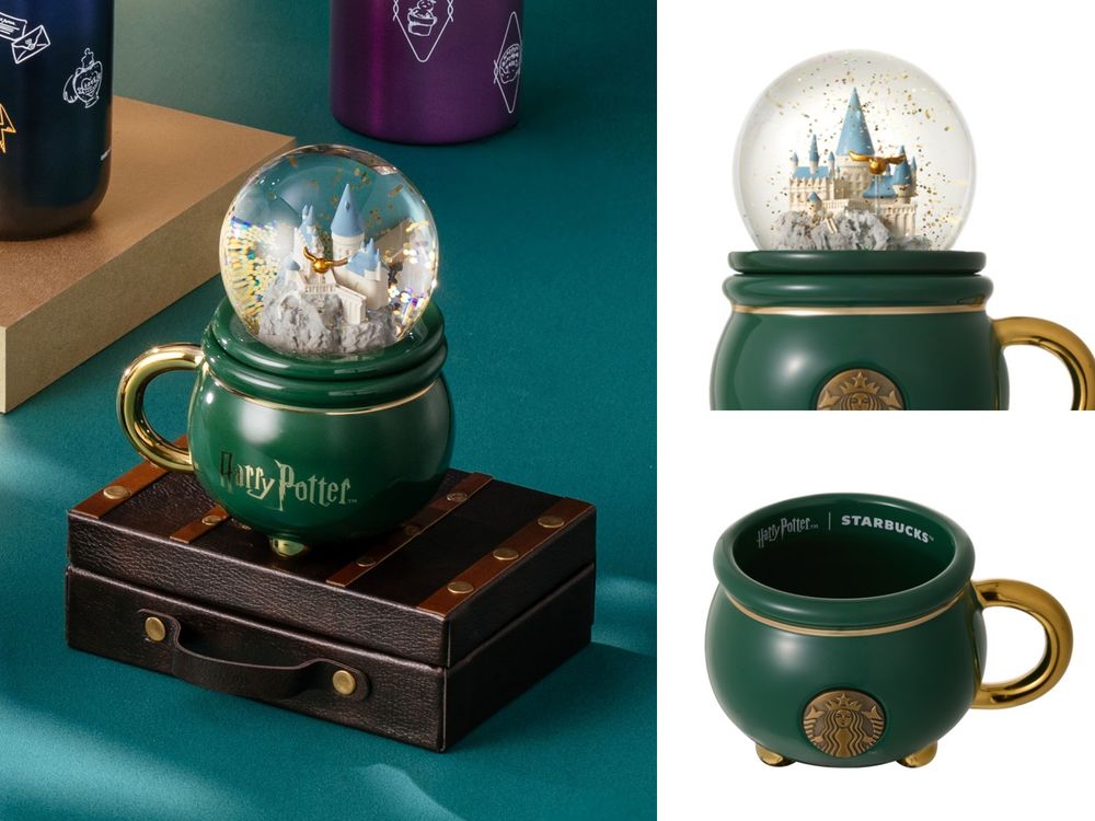 星巴克跟《哈利波特》聯名了！「葛來分多小熊鑰匙圈、金探子冷水杯、四學院溫變馬克杯」全都想要！-11