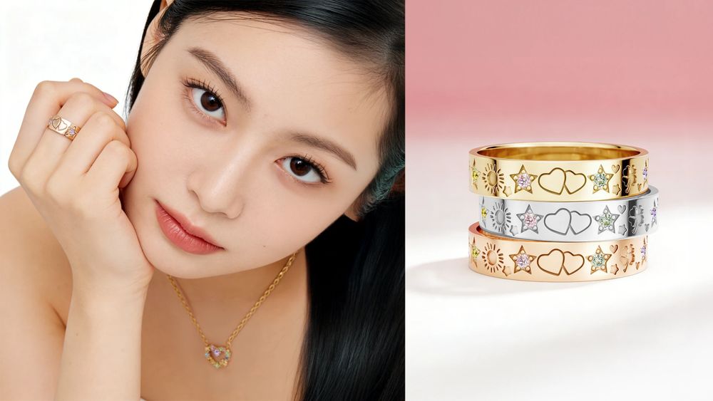 熊熊控會瘋掉！ALUXE推出Care Bears聯名！彩色寶石項鍊、星星戒指好可愛、還能客製專屬小熊圖案！-6