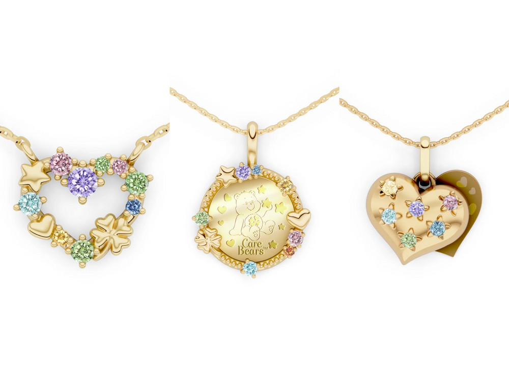 熊熊控會瘋掉！ALUXE推出Care Bears聯名！彩色寶石項鍊、星星戒指好可愛、還能客製專屬小熊圖案！-8