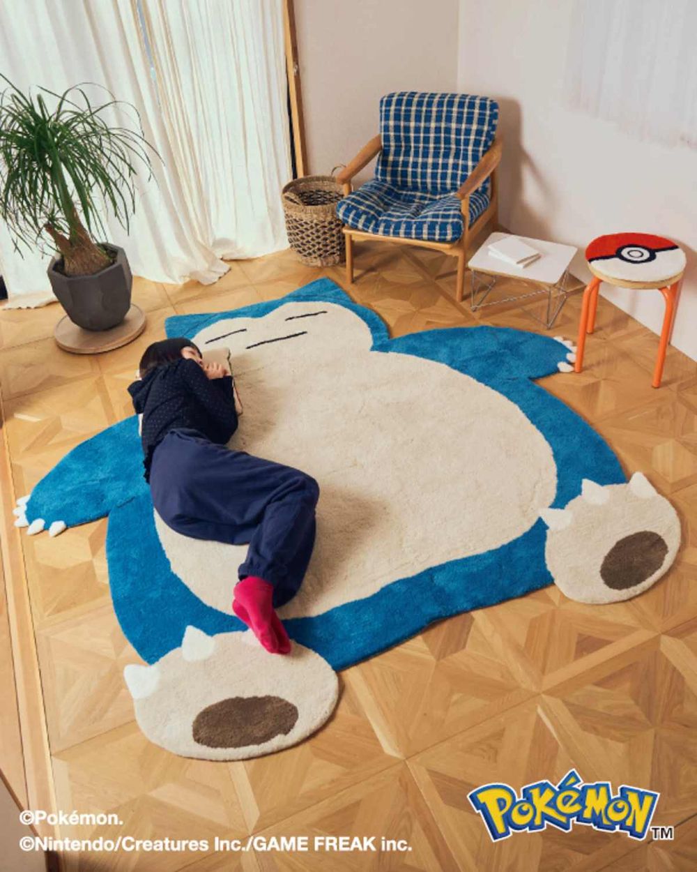 日本開賣超巨大寶可夢地毯！比人還大「卡比獸地墊」、超可愛「皮卡丘屁屁地毯」全都太想買！-4