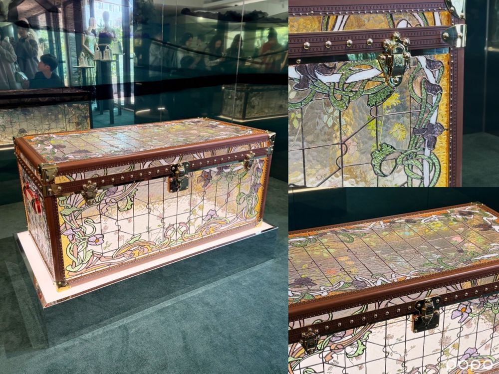 整年都在等！LV典藏工藝展太精彩！台幣三千萬「仙女玻璃硬箱」真面目曝光！真的超美！-10