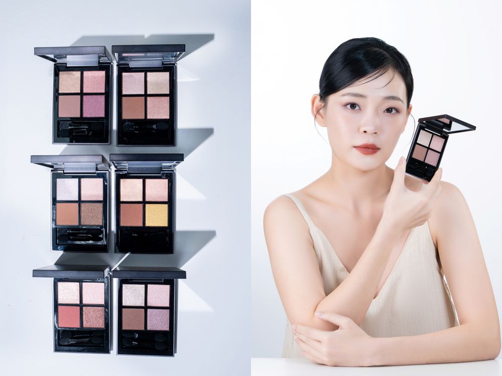 THREE 2026春彩全系列登場！層次美學＋質地堆疊打造立體妝容，日女激推柔光口紅、星紗眼影，全新柔霧光細管唇膏必收！-4