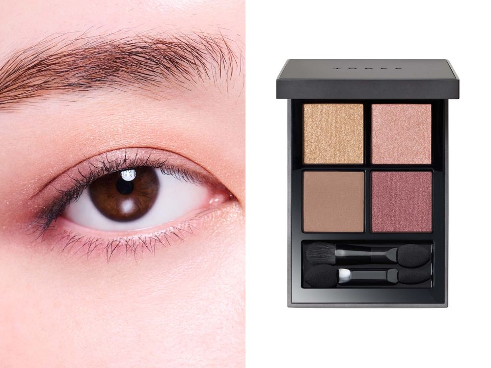 THREE 2026春彩全系列登場！層次美學＋質地堆疊打造立體妝容，日女激推柔光口紅、星紗眼影，全新柔霧光細管唇膏必收！-5