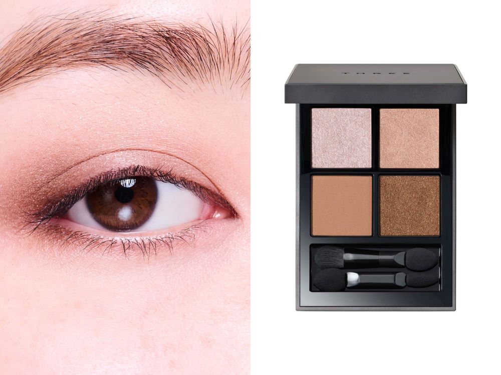 THREE 2026春彩全系列登場！層次美學＋質地堆疊打造立體妝容，日女激推柔光口紅、星紗眼影，全新柔霧光細管唇膏必收！-7