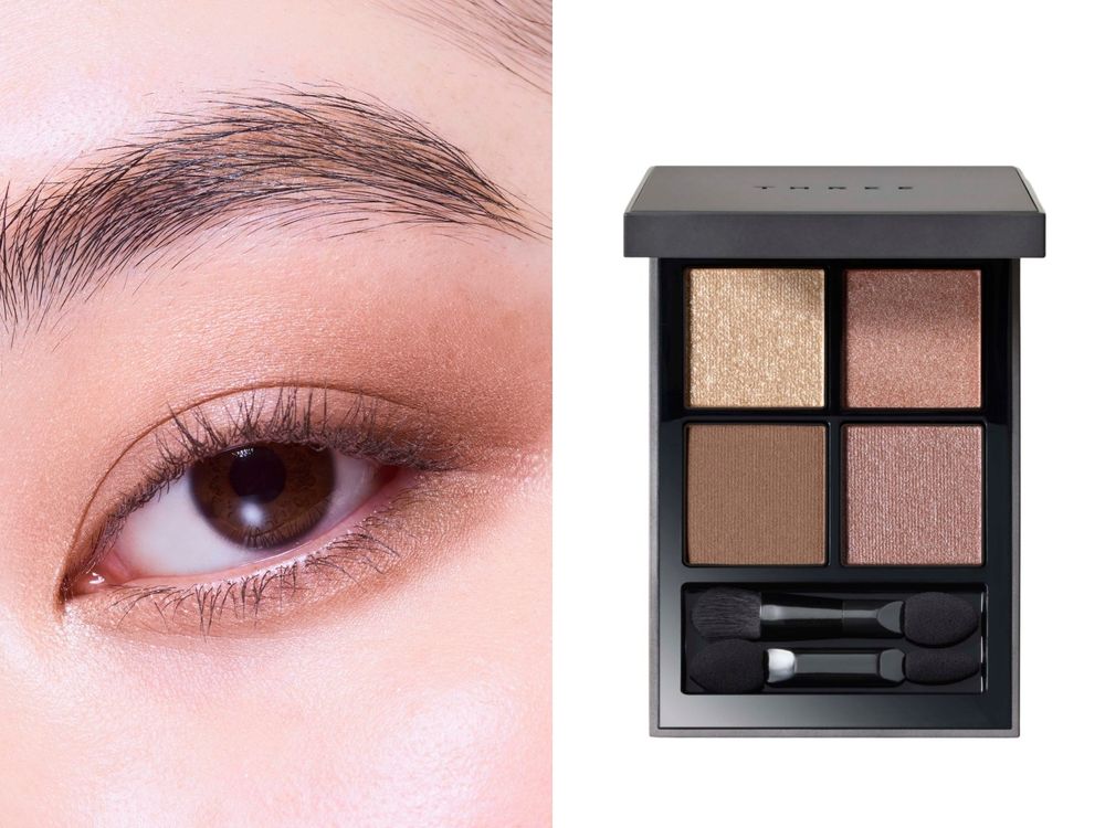 THREE 2026春彩全系列登場！層次美學＋質地堆疊打造立體妝容，日女激推柔光口紅、星紗眼影，全新柔霧光細管唇膏必收！-10