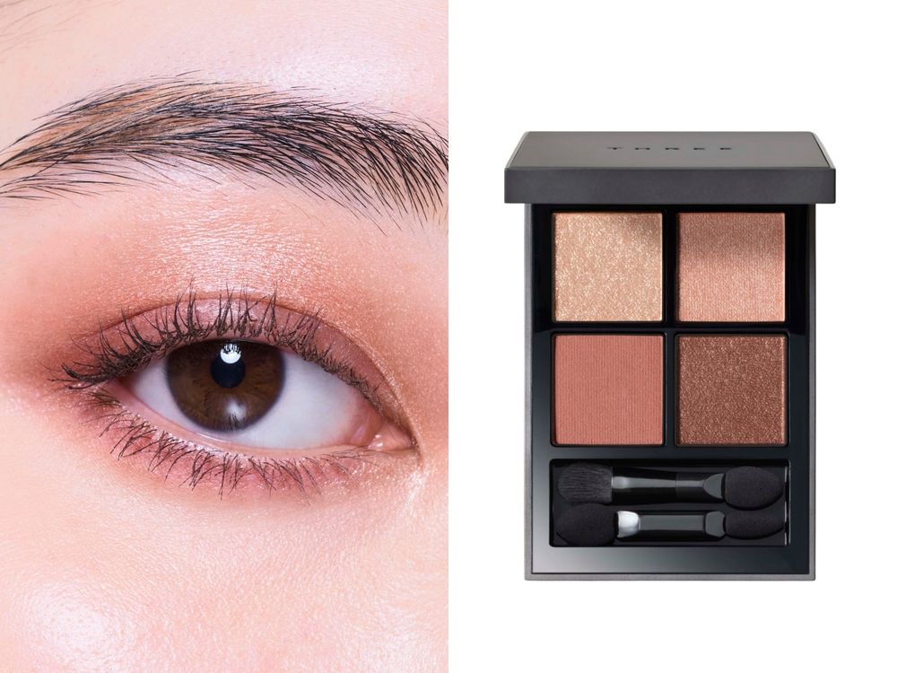 THREE 2026春彩全系列登場！層次美學＋質地堆疊打造立體妝容，日女激推柔光口紅、星紗眼影，全新柔霧光細管唇膏必收！-9