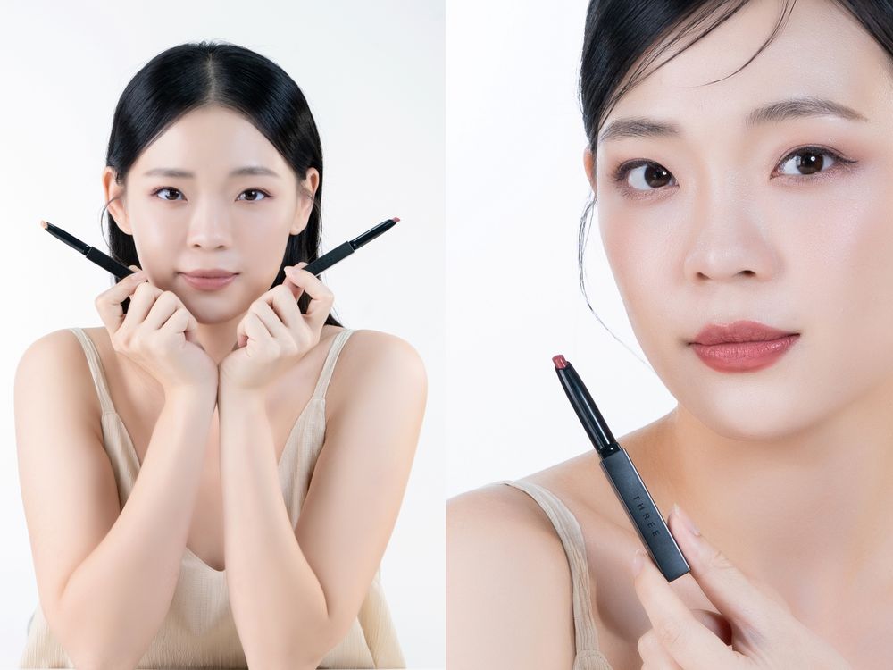 THREE 2026春彩全系列登場！層次美學＋質地堆疊打造立體妝容，日女激推柔光口紅、星紗眼影，全新柔霧光細管唇膏必收！-22