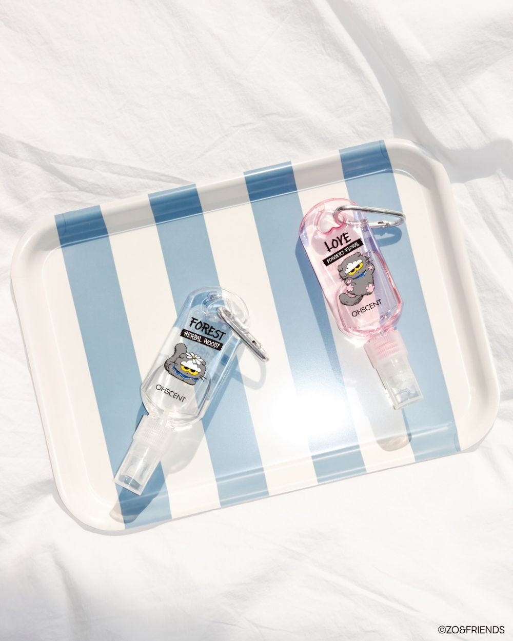 可愛到想整套帶走！韓國療癒香氛聯名ZO&FRIENDS，GD愛貓變身香氛掛包、織品噴霧，隨身掛在包包散發療癒質感香氣！-8