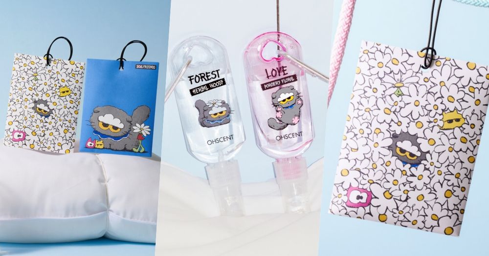 可愛到想整套帶走！韓國療癒香氛聯名ZO&FRIENDS，GD愛貓變身香氛掛包、織品噴霧，隨身掛在包包散發療癒質感香氣！-1