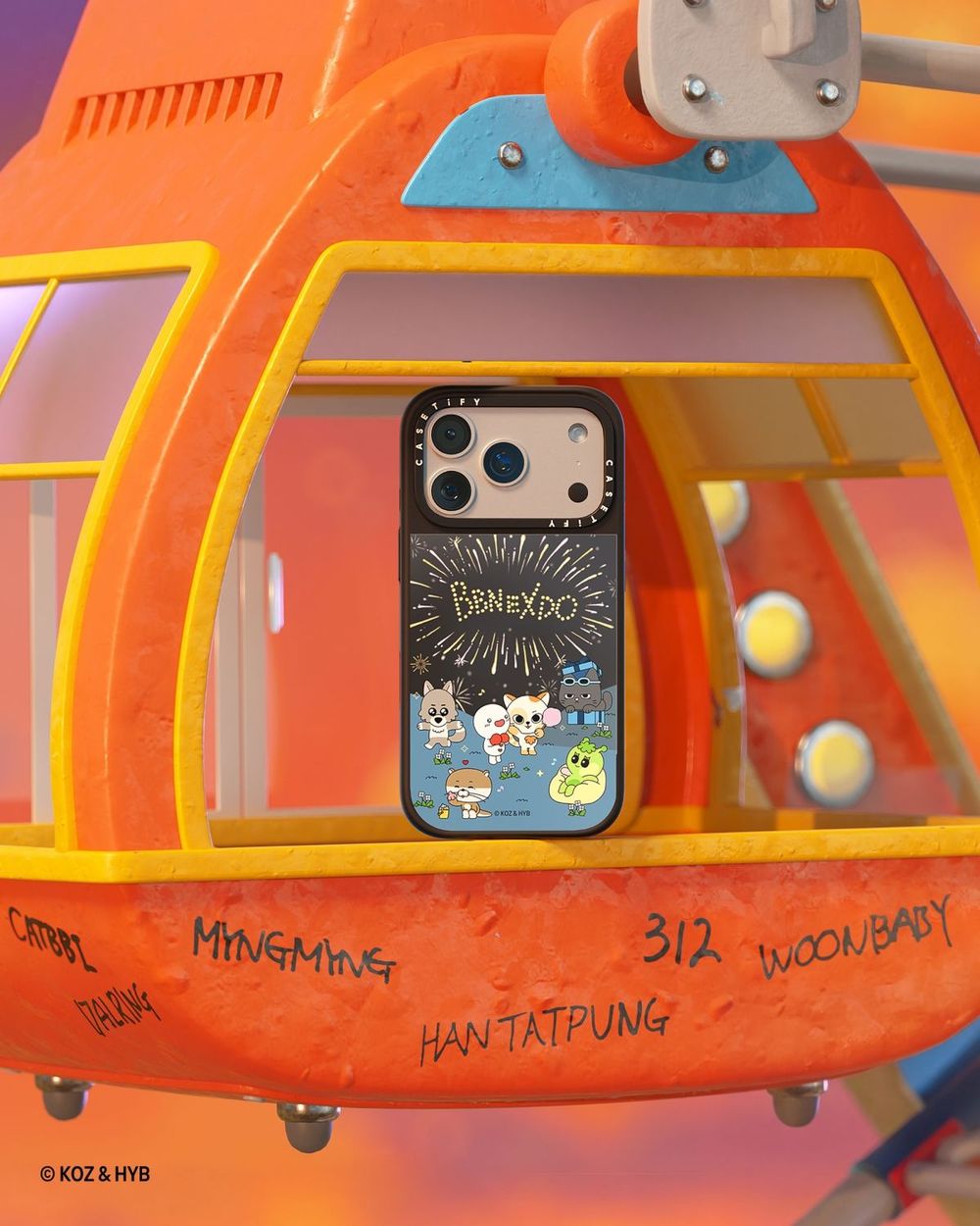 ONEDOOR們快衝結帳！BOYNEXTDOOR現身高雄櫻花季！CASETiFY驚喜推出BBNEXDO聯名！-13