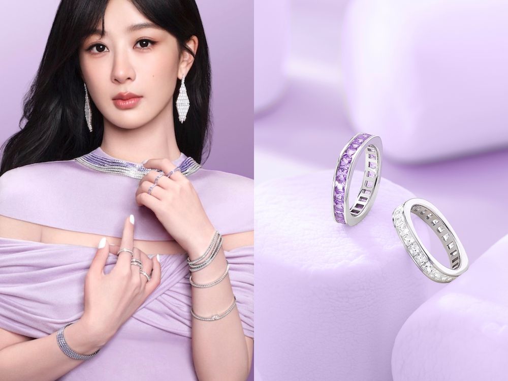 APM新品美的太誇張！薰衣草紫小戒指、銀白交織項鍊...戴上穿搭瞬間高級感滿滿！-4