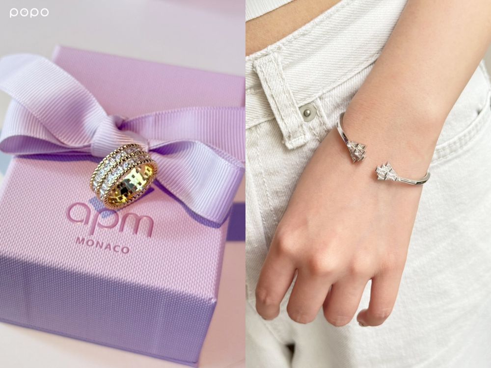 APM新品美的太誇張！薰衣草紫小戒指、銀白交織項鍊...戴上穿搭瞬間高級感滿滿！-8