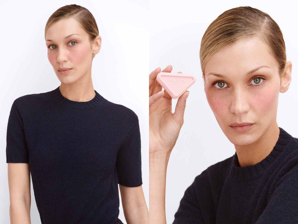 PRADA Beauty首位全球美妝大使登場！話題「三角腮紅」同步上市，奶霜質地一拍秒化粉，臉頰、眼妝、唇彩一盒搞定！-2