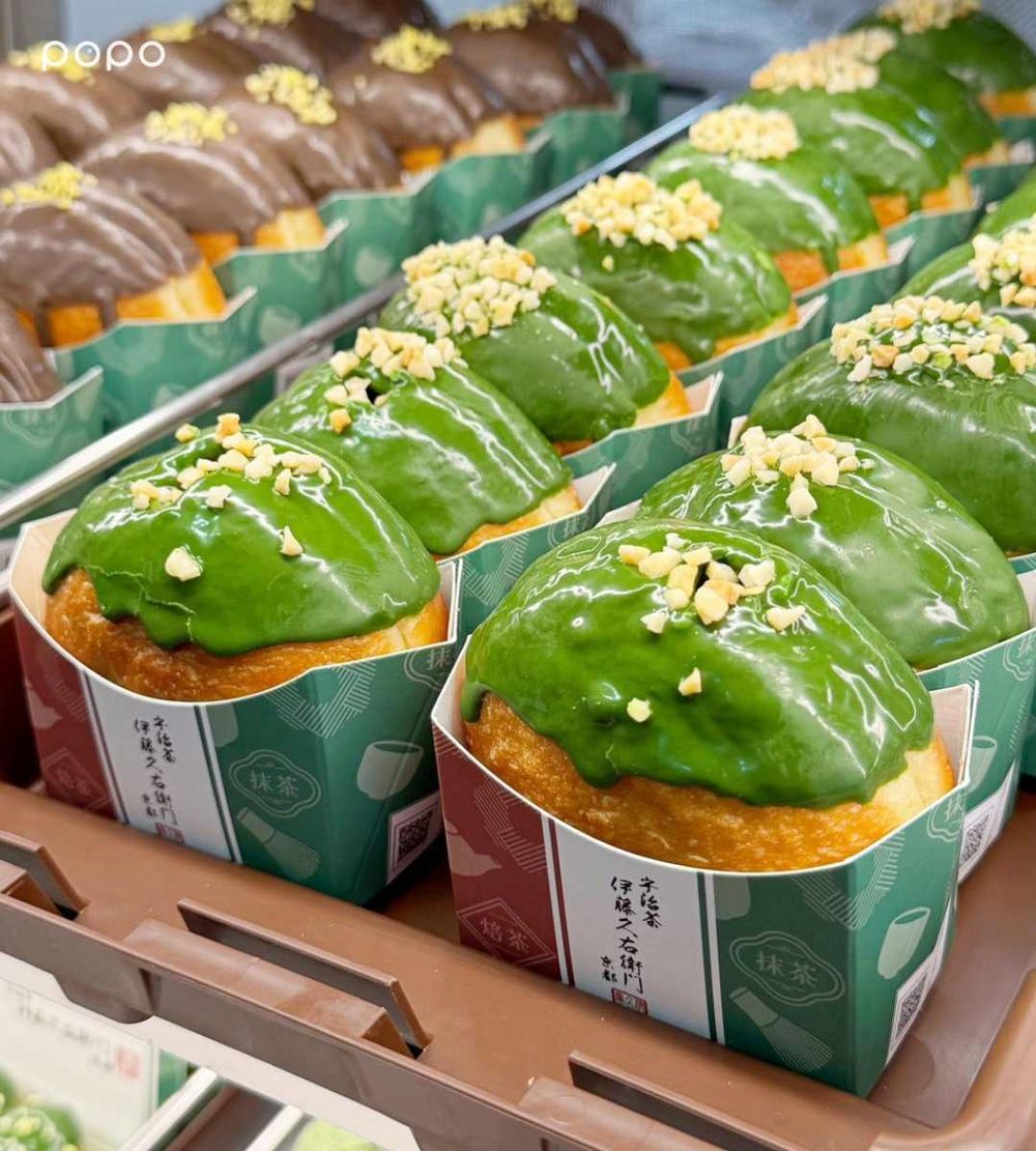 Mister Donut抹茶季新品太欠吃！伊藤久右衛門聯名「爆餡抹茶波波隆尼、生抹茶波堤」全都想吃！-5