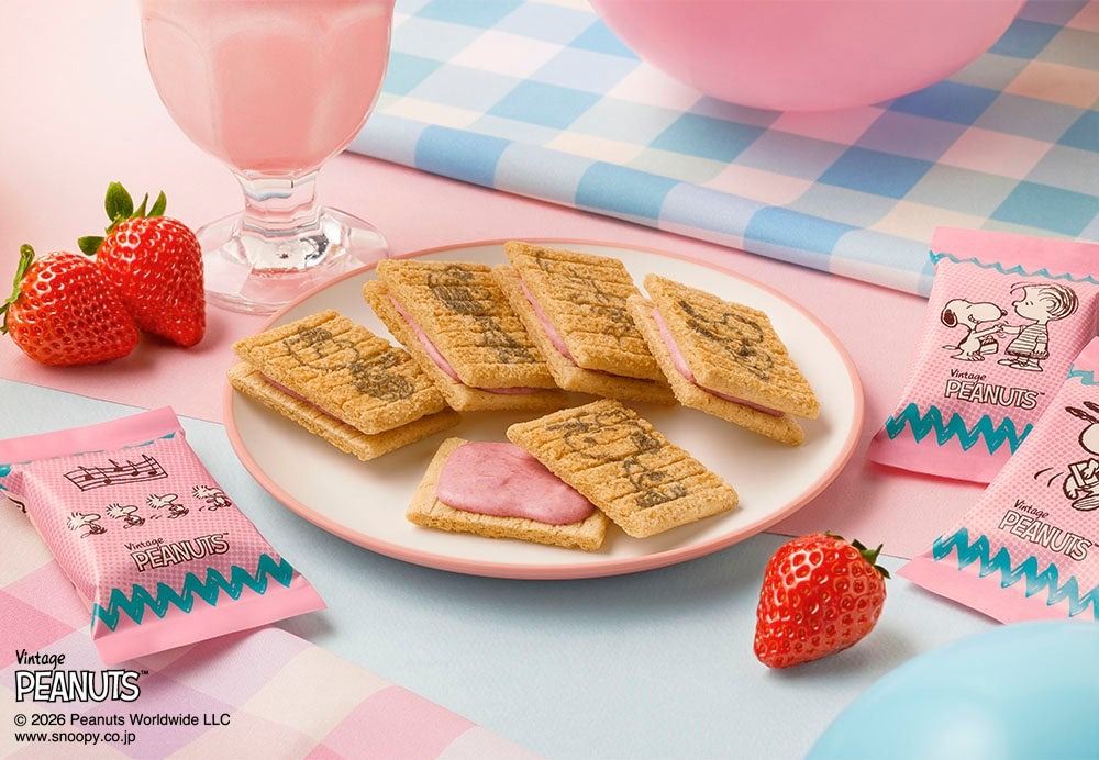 Sugar Butter Tree又跟史努比聯名！春季限定「草莓奶昔夾心餅」+史努比包裝太欠買、還有周邊要收！-7