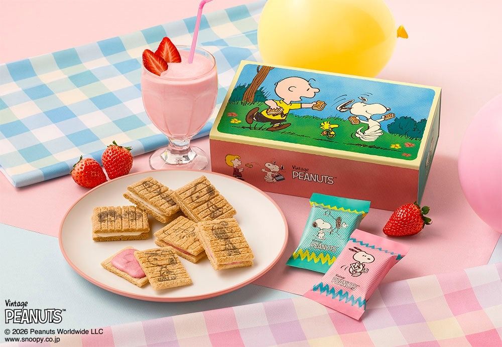 Sugar Butter Tree又跟史努比聯名！春季限定「草莓奶昔夾心餅」+史努比包裝太欠買、還有周邊要收！-19