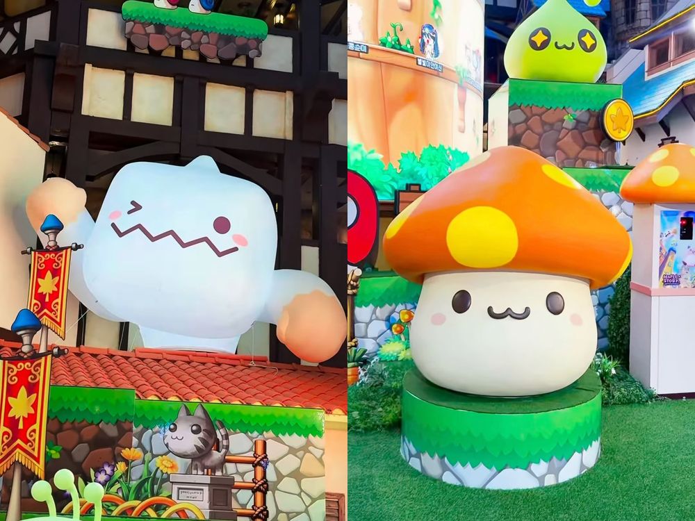 韓國樂天世界「楓之谷園區」來了！超仿真「弓箭手村、巨大菇菇寶貝、粉豆傳送門」必拍亮點一次看！-11