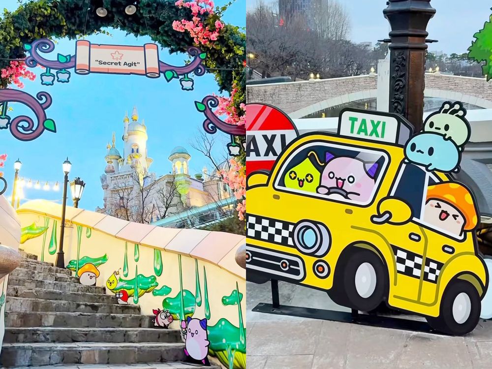 韓國樂天世界「楓之谷園區」來了！超仿真「弓箭手村、巨大菇菇寶貝、粉豆傳送門」必拍亮點一次看！-10