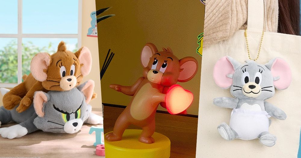 日妞社群狂討論！湯姆貓與傑利鼠一番賞「氣噗噗湯姆貓玩偶、小心臟傑利鼠夜燈」這天可愛開抽！-1