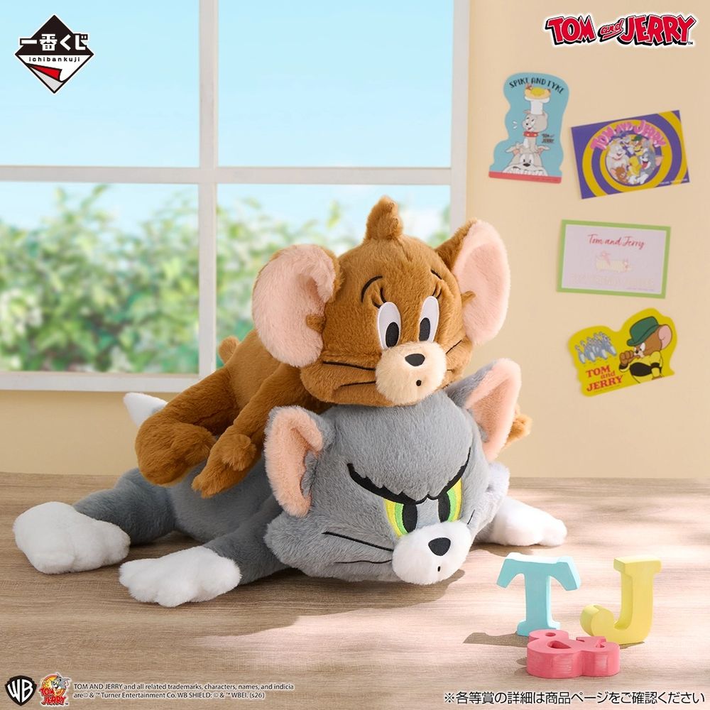 日妞社群狂討論！湯姆貓與傑利鼠一番賞「氣噗噗湯姆貓玩偶、小心臟傑利鼠夜燈」這天可愛開抽！-11