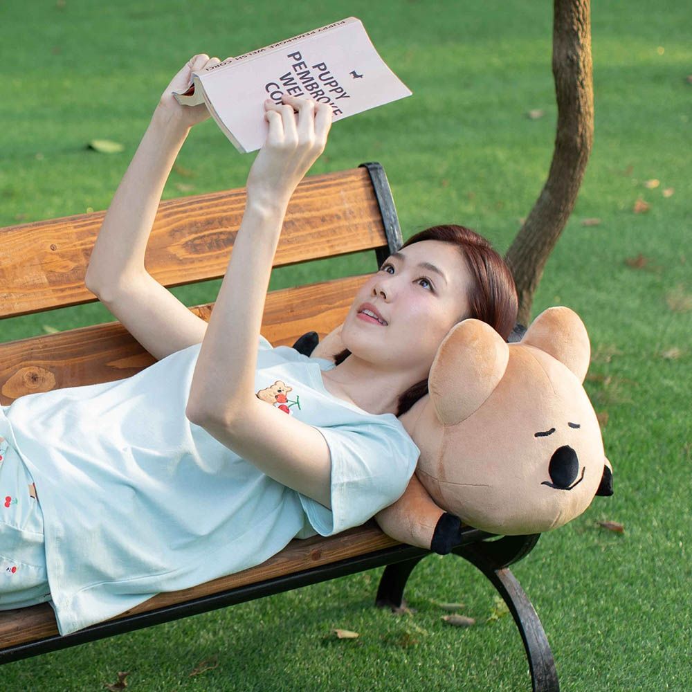 DINOTAENG矮袋鼠聯名家居小物太可愛！「QUOKKA趴姿抱枕、BOBO四季被」台灣就買得到！-8