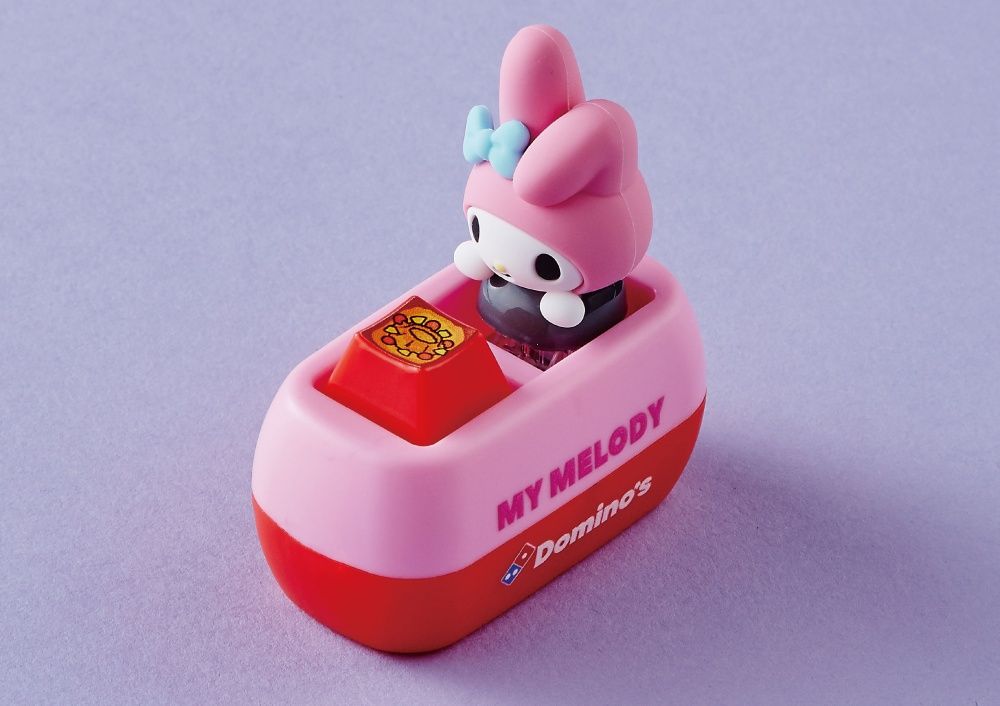 達美樂跟酷洛米&美樂蒂聯名了！限定披薩盒萌到捨不得丟、買套餐還送超Q酷洛米鍵盤帽！-2