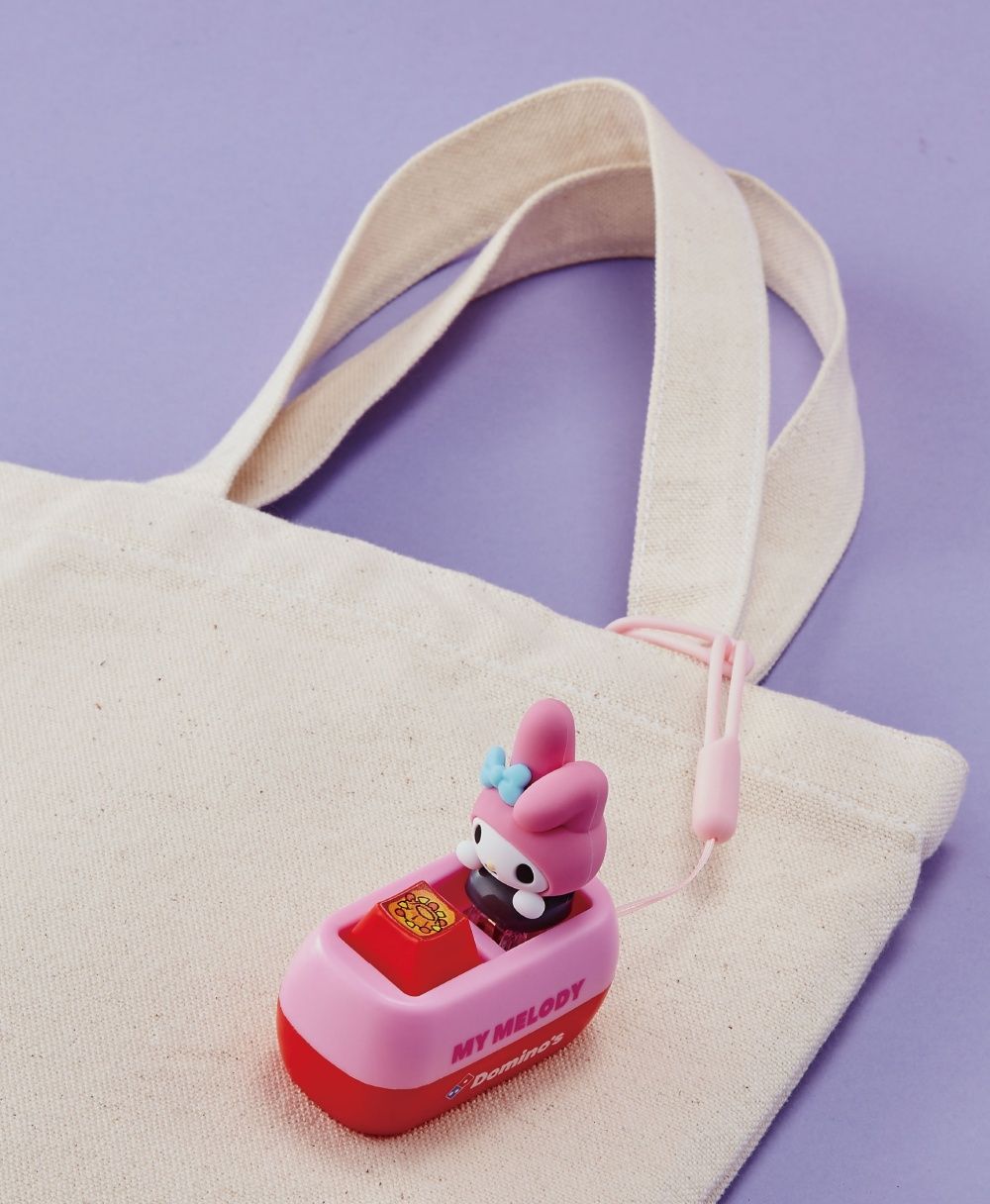 達美樂跟酷洛米&美樂蒂聯名了！限定披薩盒萌到捨不得丟、買套餐還送超Q酷洛米鍵盤帽！-3