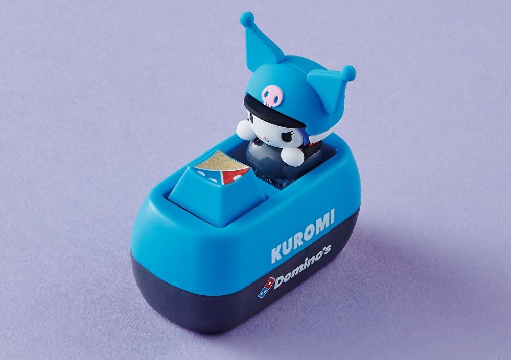 達美樂跟酷洛米&美樂蒂聯名了！限定披薩盒萌到捨不得丟、買套餐還送超Q酷洛米鍵盤帽！-5