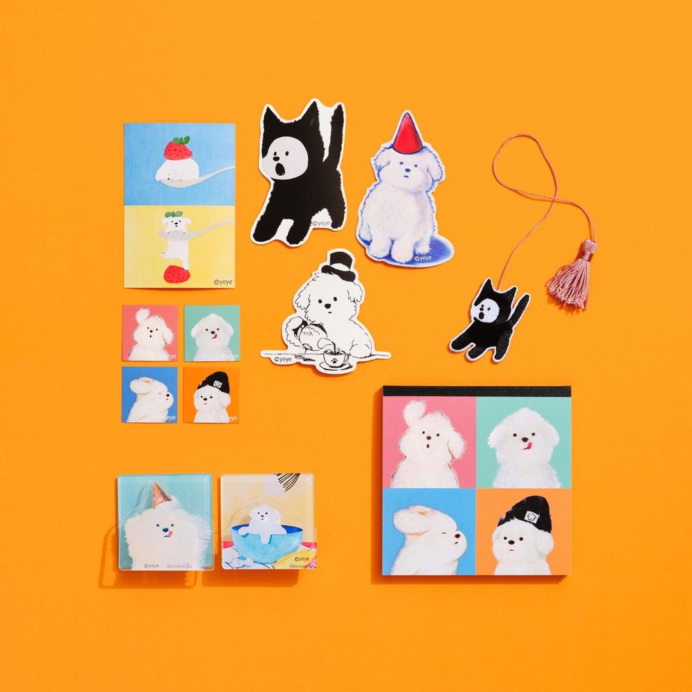 日本開賣超可愛「潦草小狗」聯名周邊！「香蕉小狗絨毛吊飾、滿版狗狗馬克杯」全都太欠買！-8