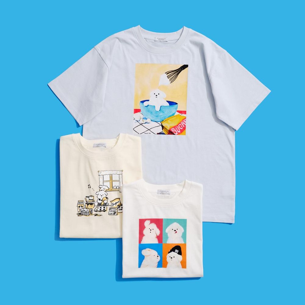 日本開賣超可愛「潦草小狗」聯名周邊！「香蕉小狗絨毛吊飾、滿版狗狗馬克杯」全都太欠買！-9