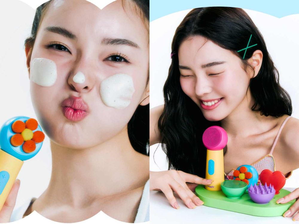 韓國爆紅文創品牌Wiggle Wiggle跨界美妝！花朵刷頭、愛心刮痧「5合1美容儀」秒殺完售，限量回歸不搶會後悔！-4