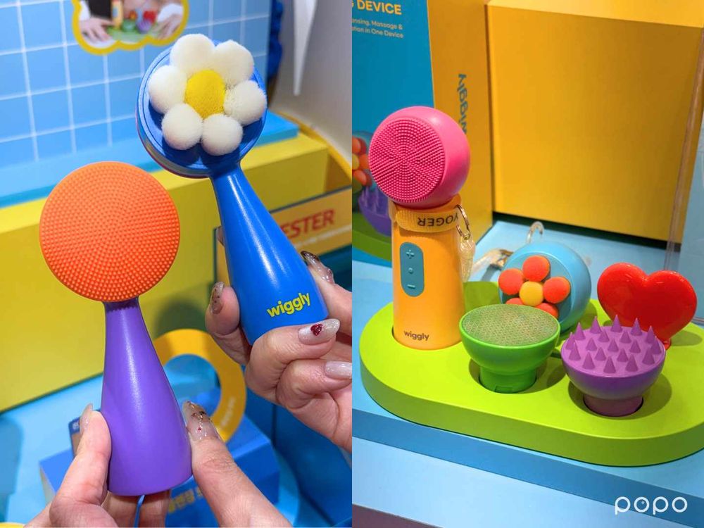 韓國爆紅文創品牌Wiggle Wiggle跨界美妝！花朵刷頭、愛心刮痧「5合1美容儀」秒殺完售，限量回歸不搶會後悔！-10