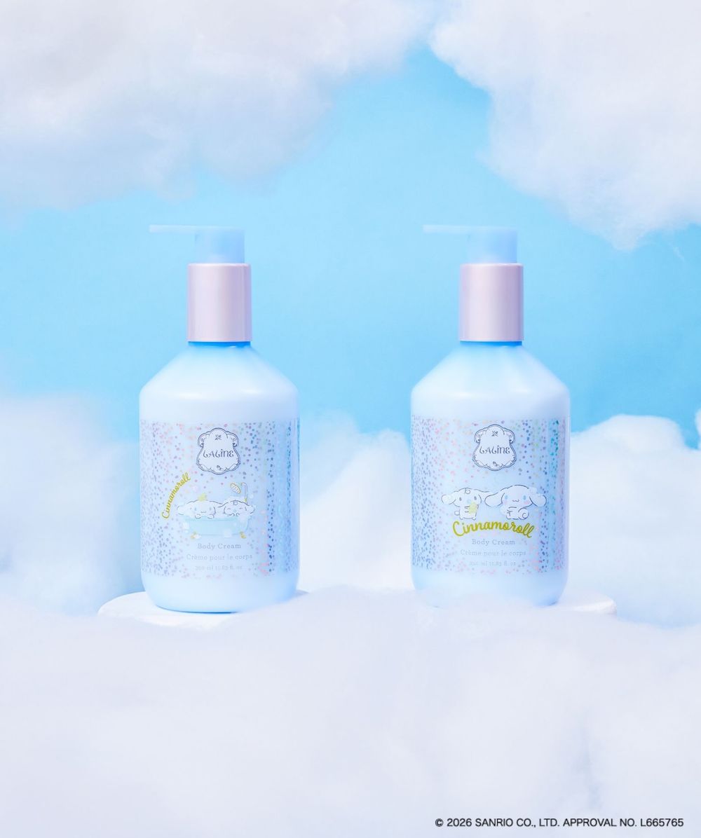 三麗鷗粉絲暴動！大耳狗聯名日本限定「夢幻沐浴時光」系列，療癒覆盆子香草香氣、喜拿＆牛奶包裝，磨砂沐浴露到護手霜都好想要！-4