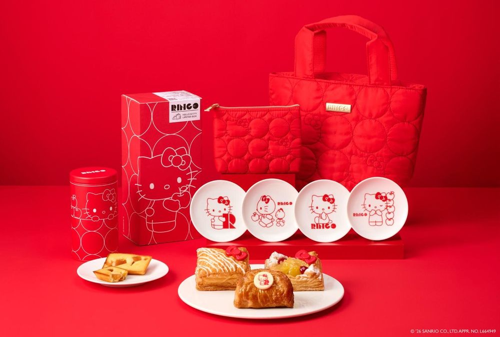 日本開賣Hello Kitty聯名蘋果派！「蝴蝶結千層派」四款萌翻甜點必吃、還有超可愛Kitty保溫袋要買！-2