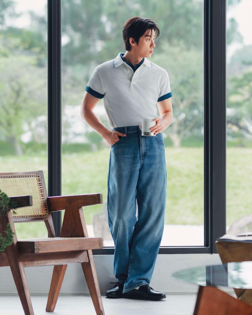 新桌布有了！許光漢最新UNIQLO畫報曝光！「夏日男友風」帥到眼冒愛心、整套兩千多就能收！-6