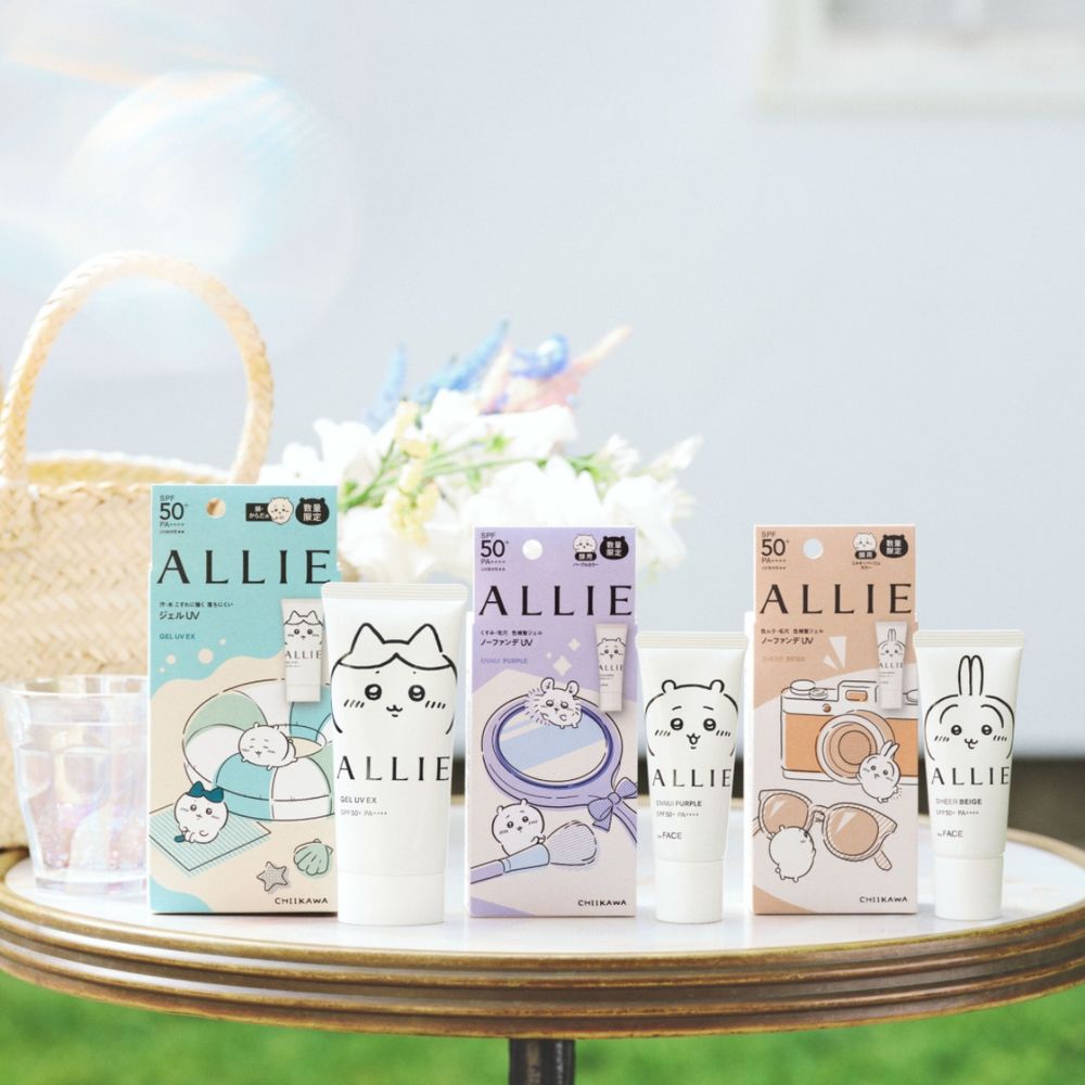 ALLIE攜手日本人氣IP聯名防曬萌炸登場！吉伊卡哇、小八、烏薩奇全員出動，可愛到天天都想乖乖擦防曬！-7