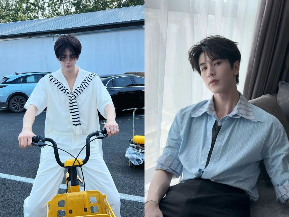 侯爺夫人來報到！陸劇《逐玉》張凌赫脫下古裝、私服也帥到心臟停止！190公分漫畫比例太驚人！-10