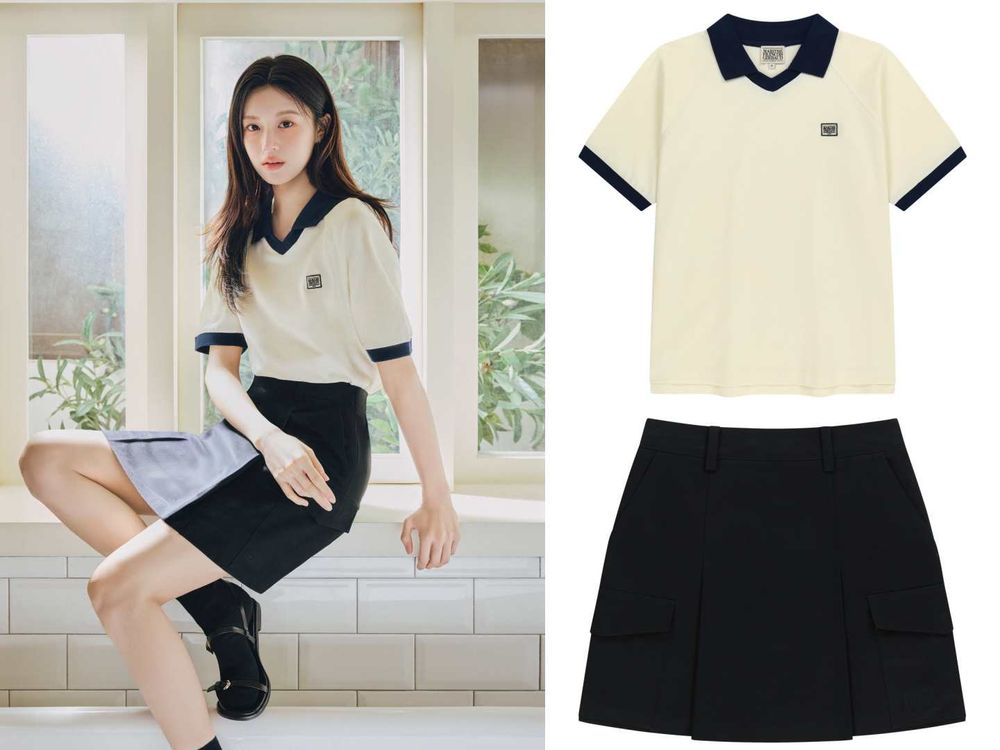 M+FG超愛高允貞！新廣告化身「夏季女神」AI級美貌再現！針織上衣、小紅鞋想照單全收！-5