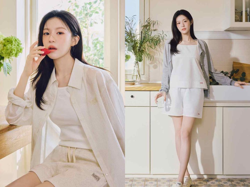 M+FG超愛高允貞！新廣告化身「夏季女神」AI級美貌再現！針織上衣、小紅鞋想照單全收！-6